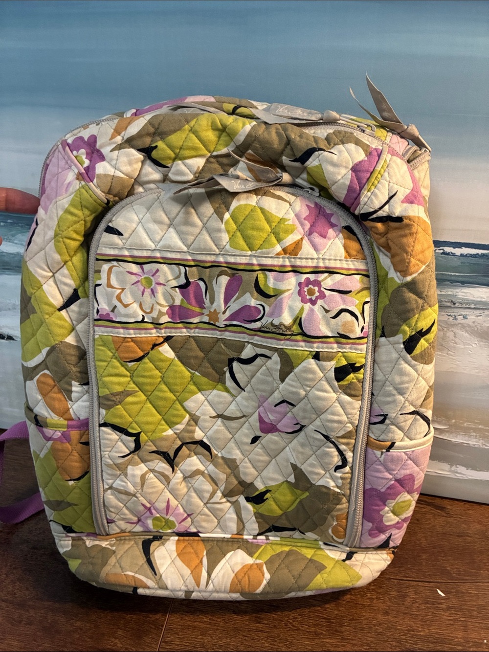 Vera Bradley Quilted Floral Backpack - Multicolor